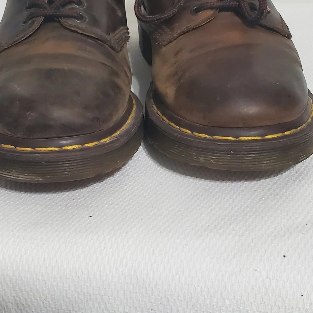 Dr. Martens 8053 Brown Leather Oxford Shoes Mens Size 10